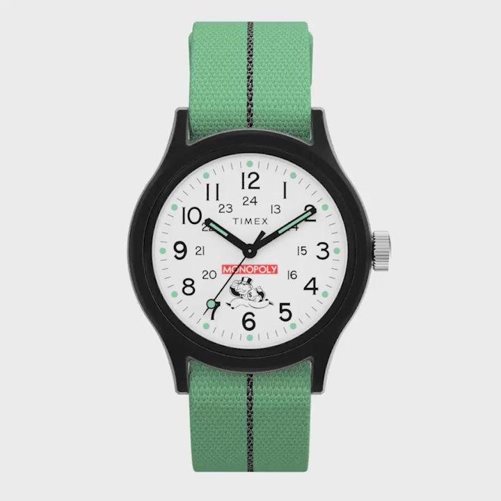 Timex Mk1 x Monopoly 3-Hand 36mm Fabric Band