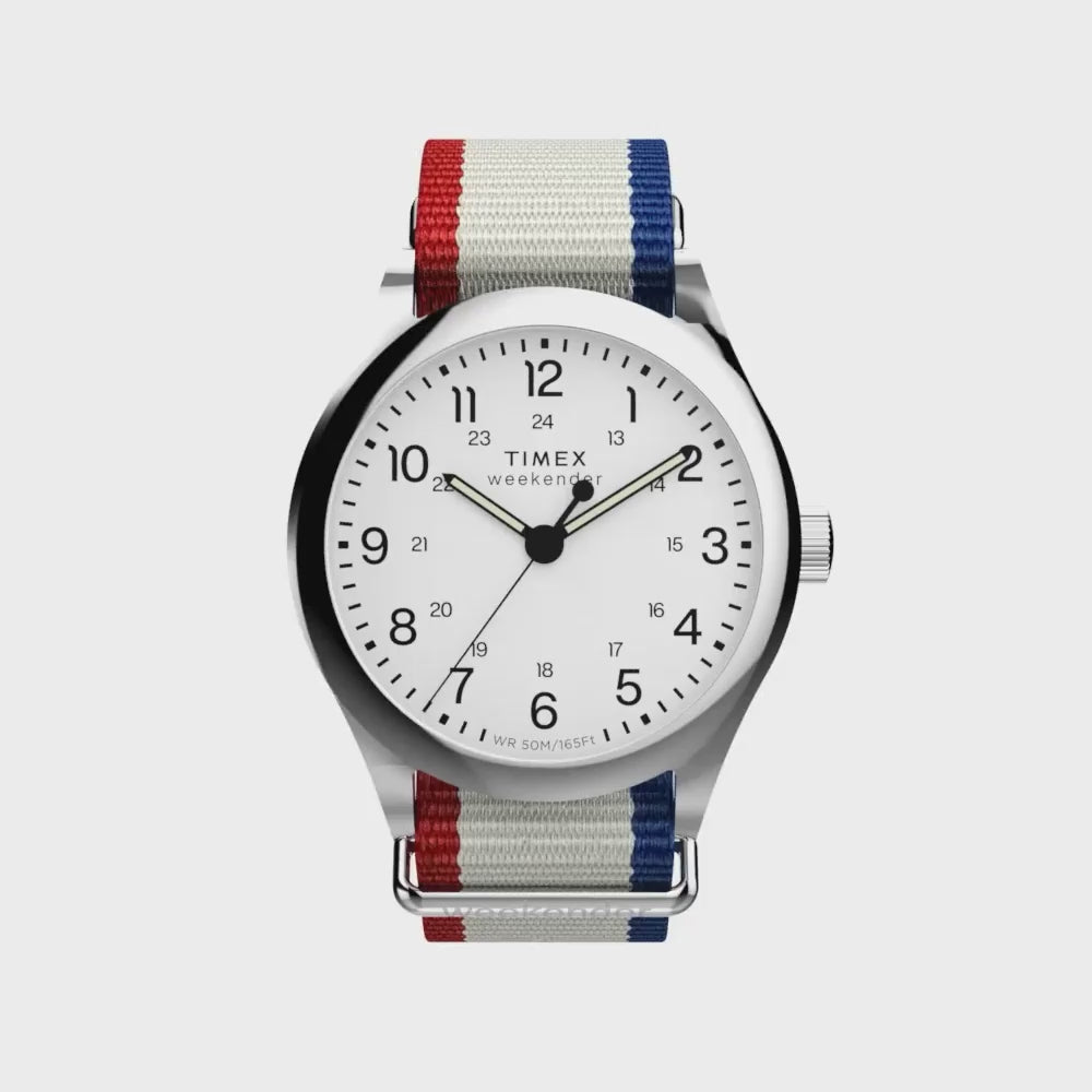 Weekender 3-Hand 39mm Fabric Band