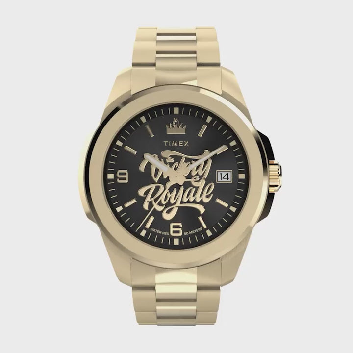 Timex Essex Avenue x Fortnite Date 45mm Stainless Steel Band