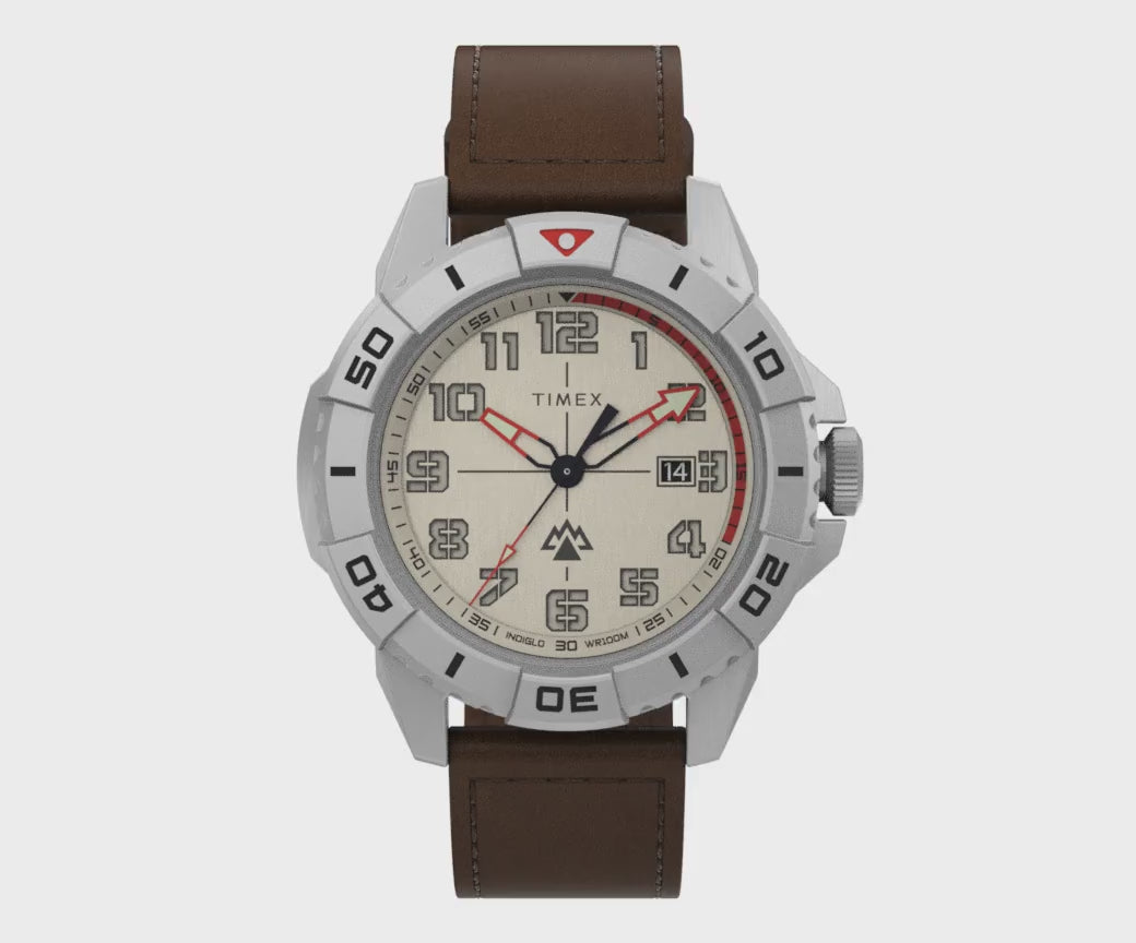 Expedition North Date 42mm Leather Band