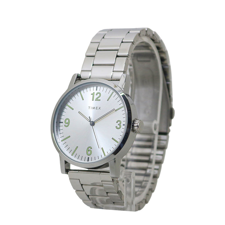 Analog 3-Hand 40mm Stainless Steel Band