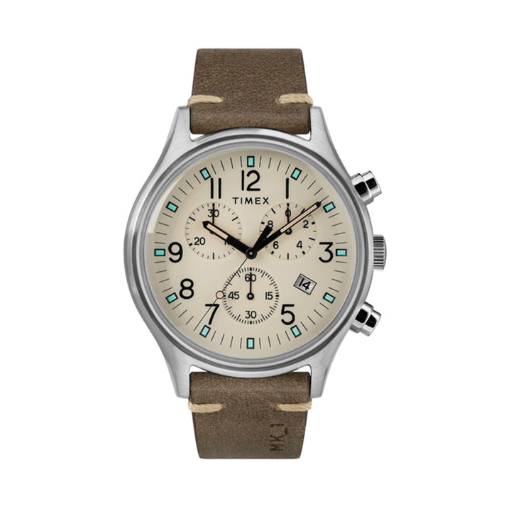 MK1 Chronograph 42mm Leather Band