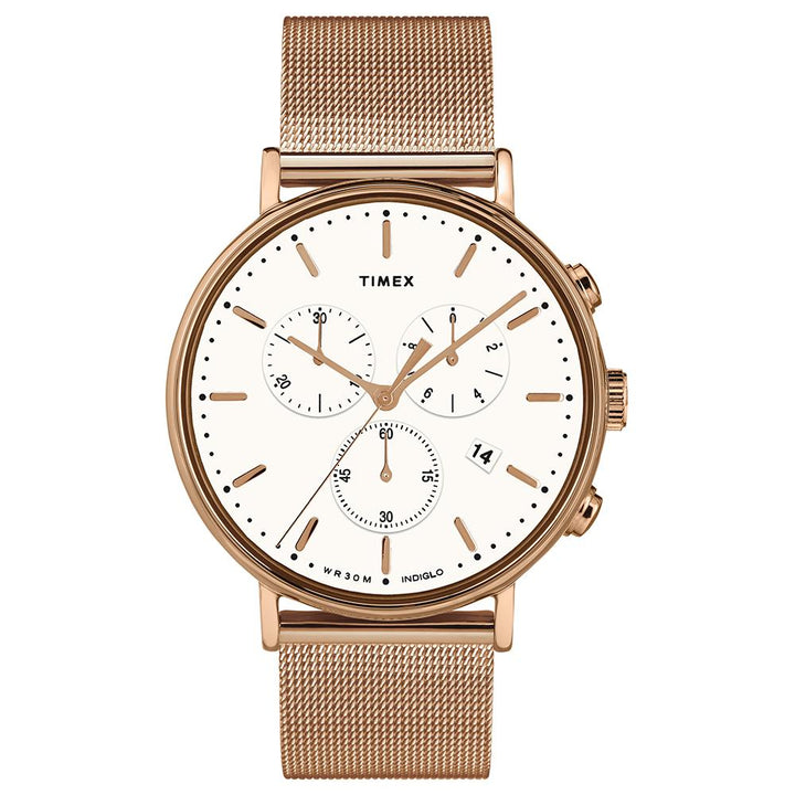 Fairfield Chronograph 41mm Mesh Band