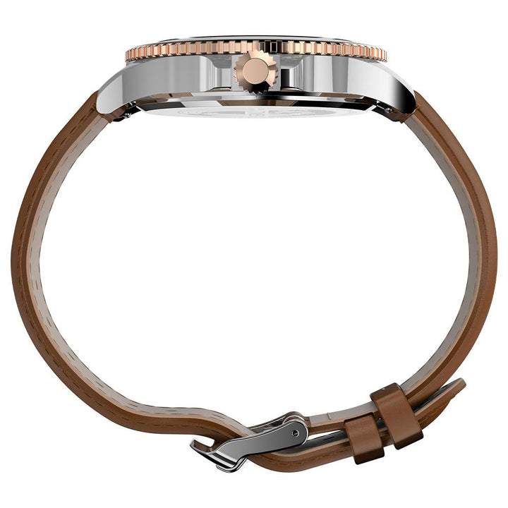 Harborside Multifunction 43mm Leather Band