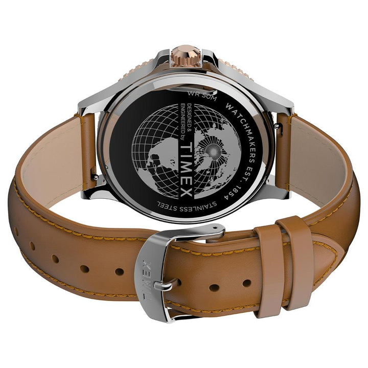 Harborside Multifunction 43mm Leather Band