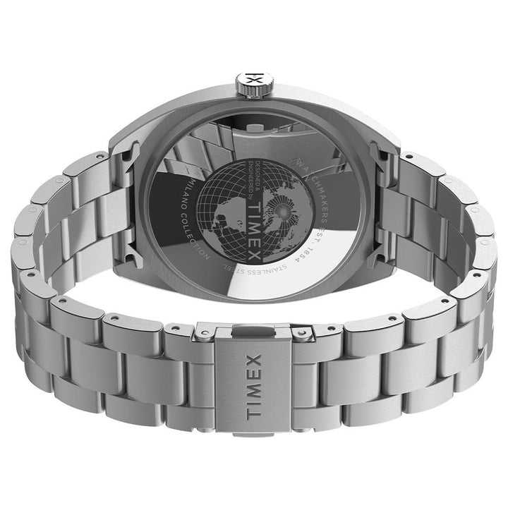 Milano XL Date 38mm Stainless Steel Band