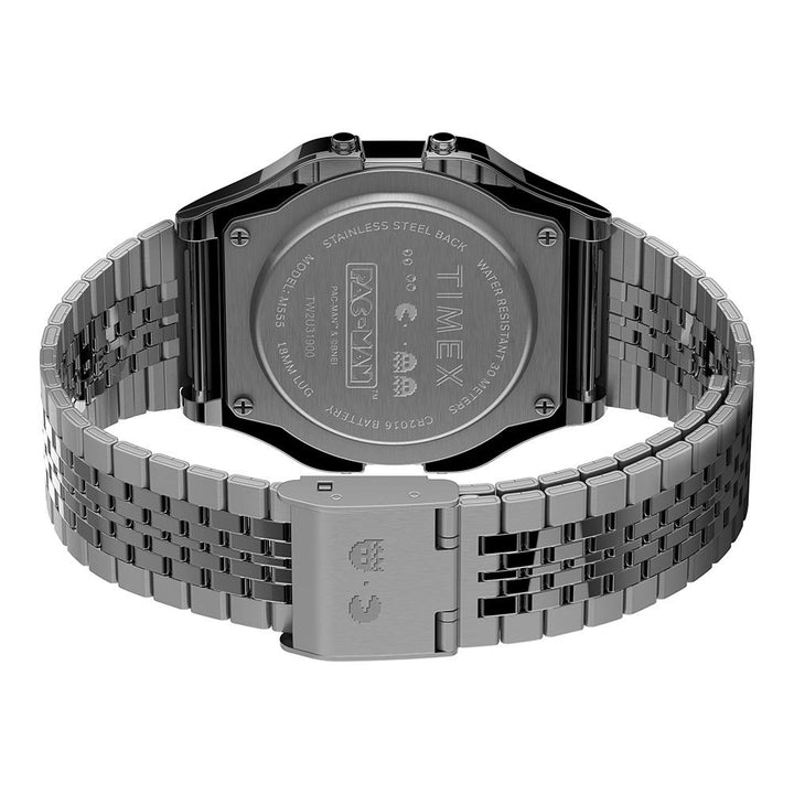 Timex T80 x PAC-MAN™ Digital 34mm Stainless Steel Band