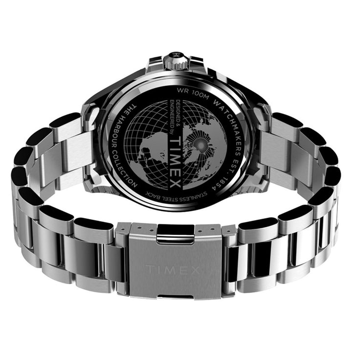 Harborside Coast 3-Hand 43mm Stainless Steel Band