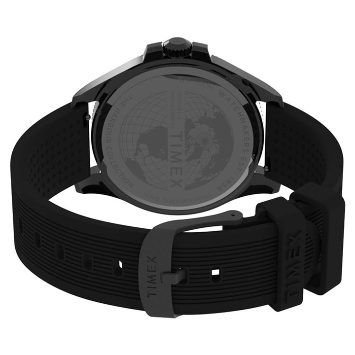 Harborside Coast 3-Hand 43mm Rubber Band