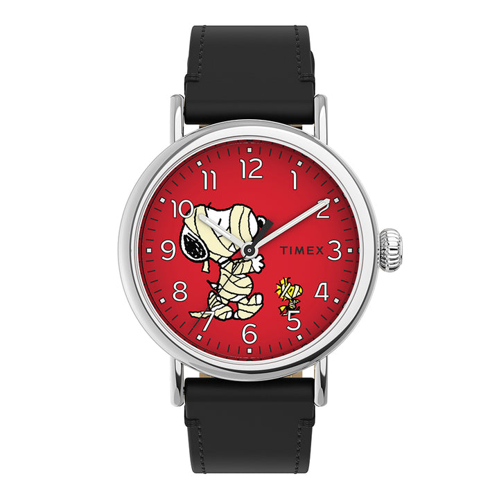 Timex Standard x Peanuts Featuring Snoopy Halloween 3-Hand 40mm Leather Band