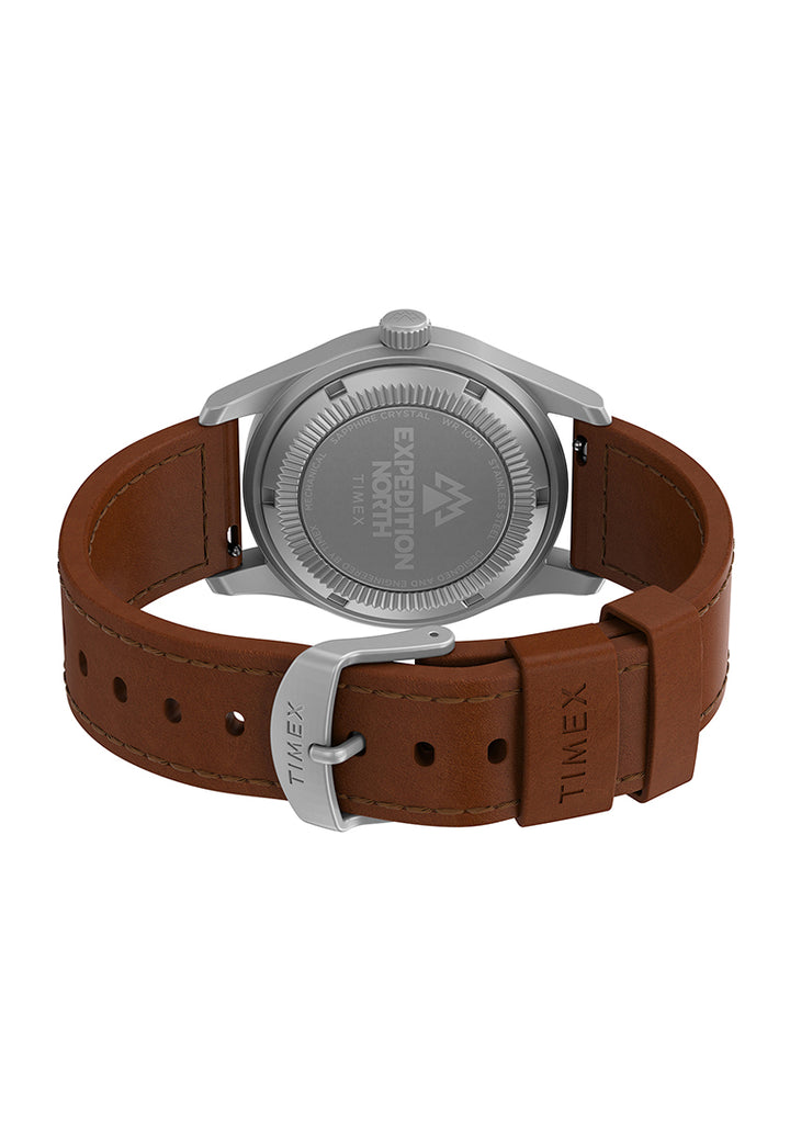 North Field Post Mechanical Hand-wound 38mm Leather Band