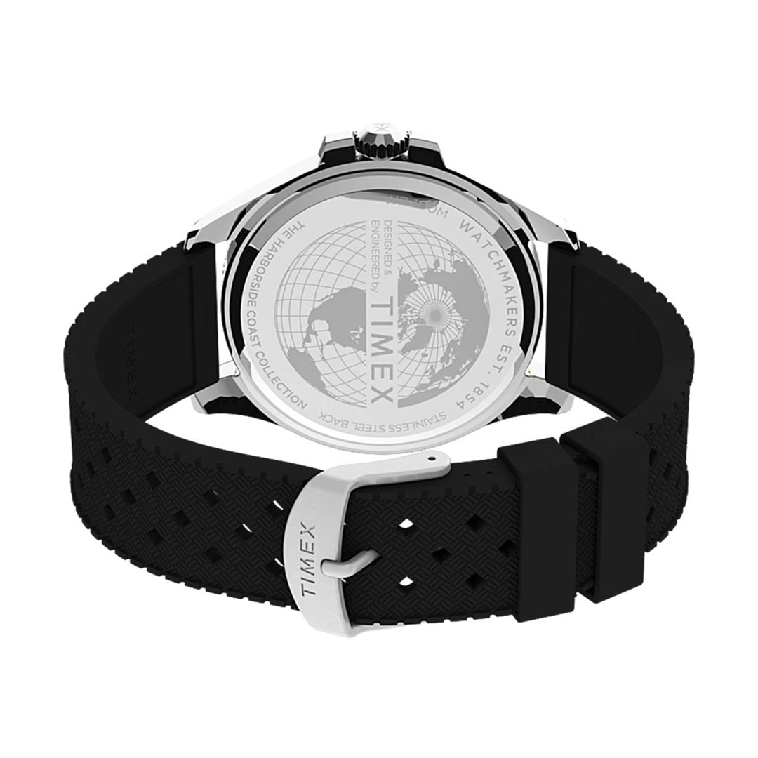 Harborside Coast Date 43mm Rubber Band