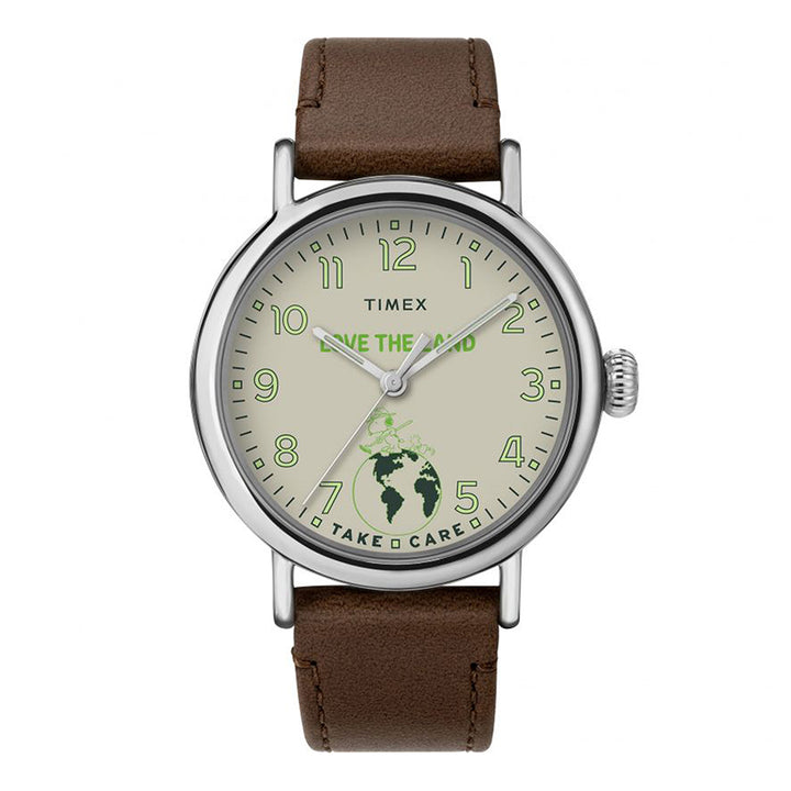 Timex Standard X Peanuts Take Care 3-Hand 40mm Leather Band