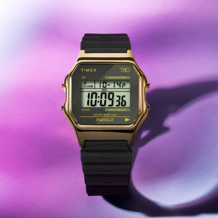 Timex T80 Digital 34mm Resin Band