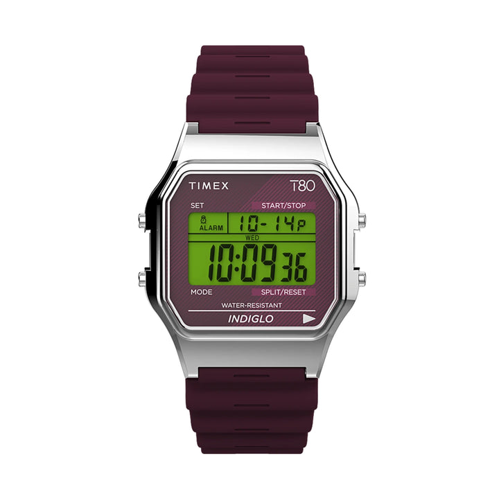 Timex T80 Digital 34mm Resin Band