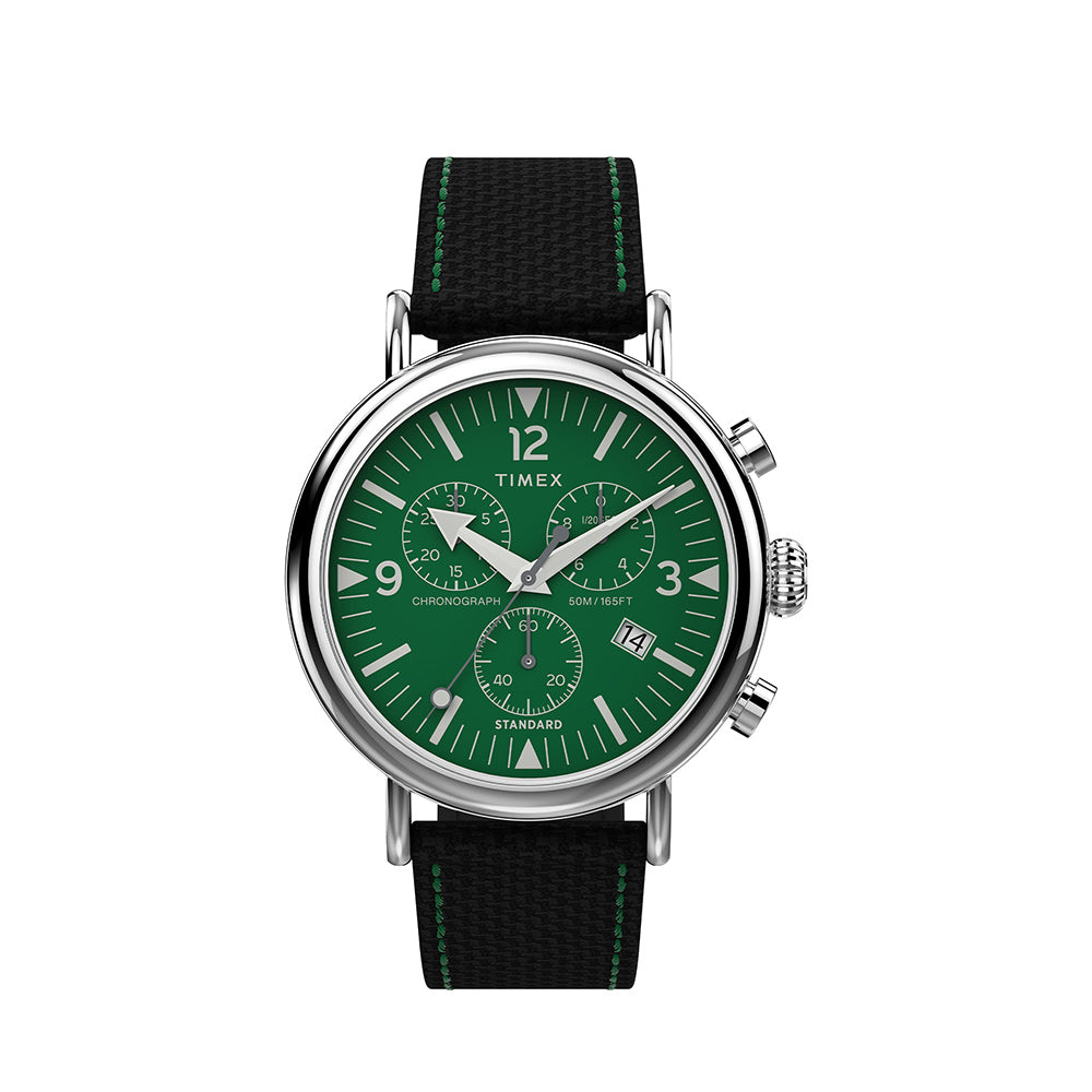 Timex green dial discount watch