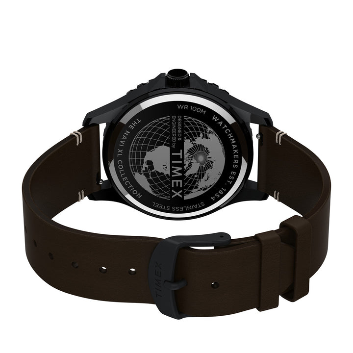 Navi XL 3-Hand 41mm Leather Band