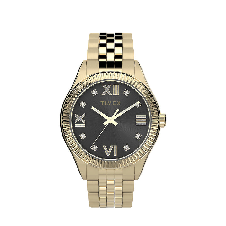 Legacy 3-Hand 34mm Stainless Steel Band