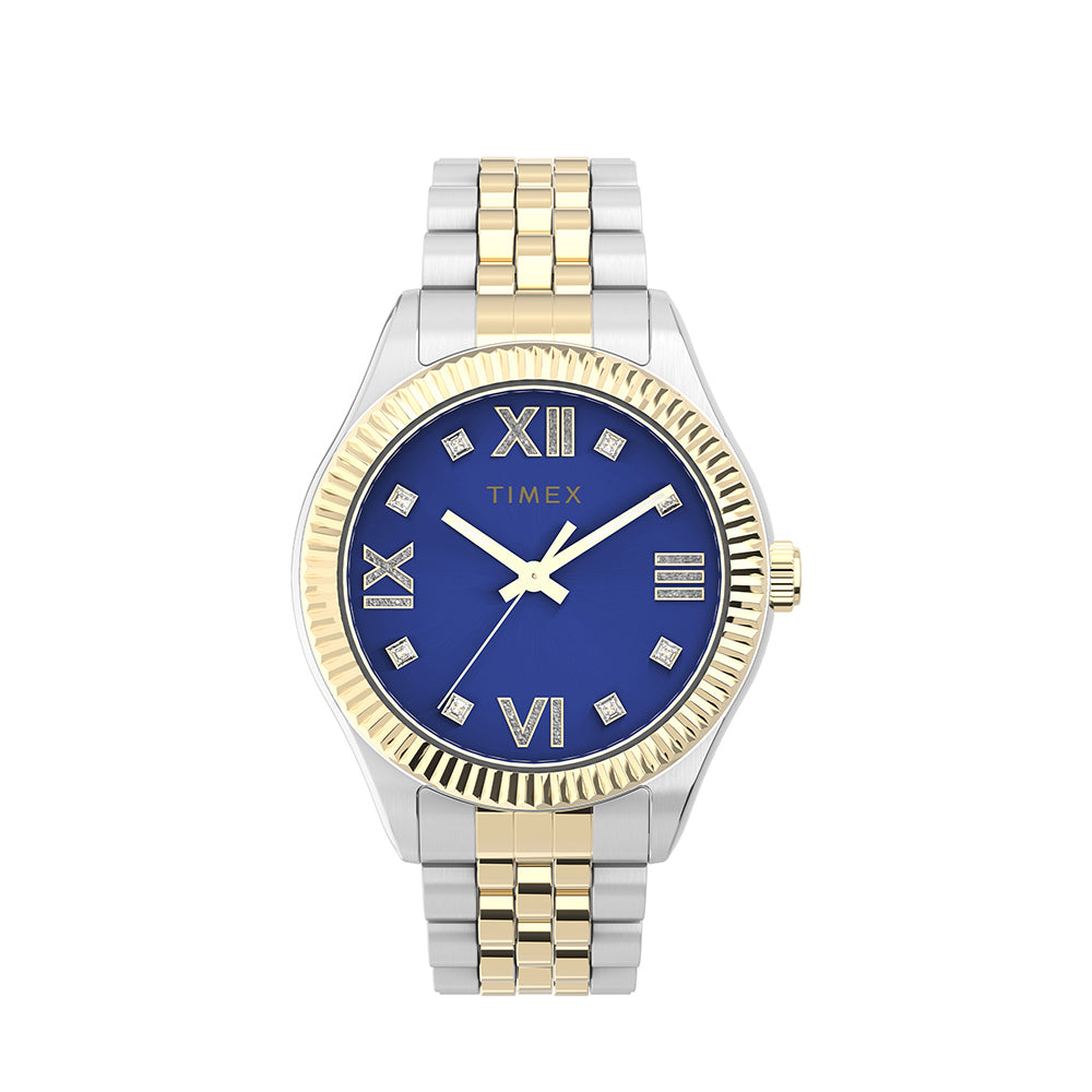 Timex blue clearance face watch