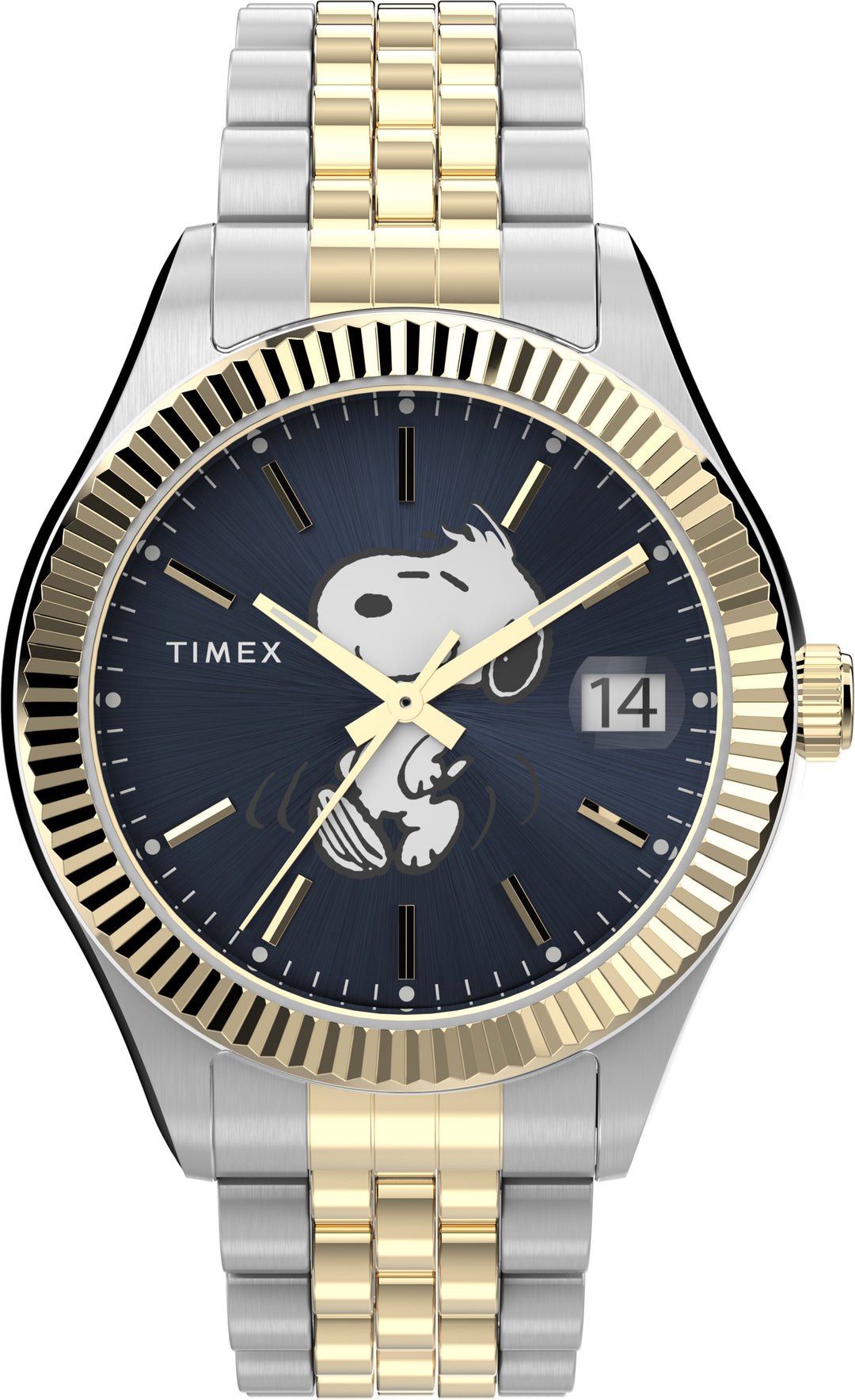 Timex Legacy X Peanuts Day-Date 36mm Stainless Steel Band