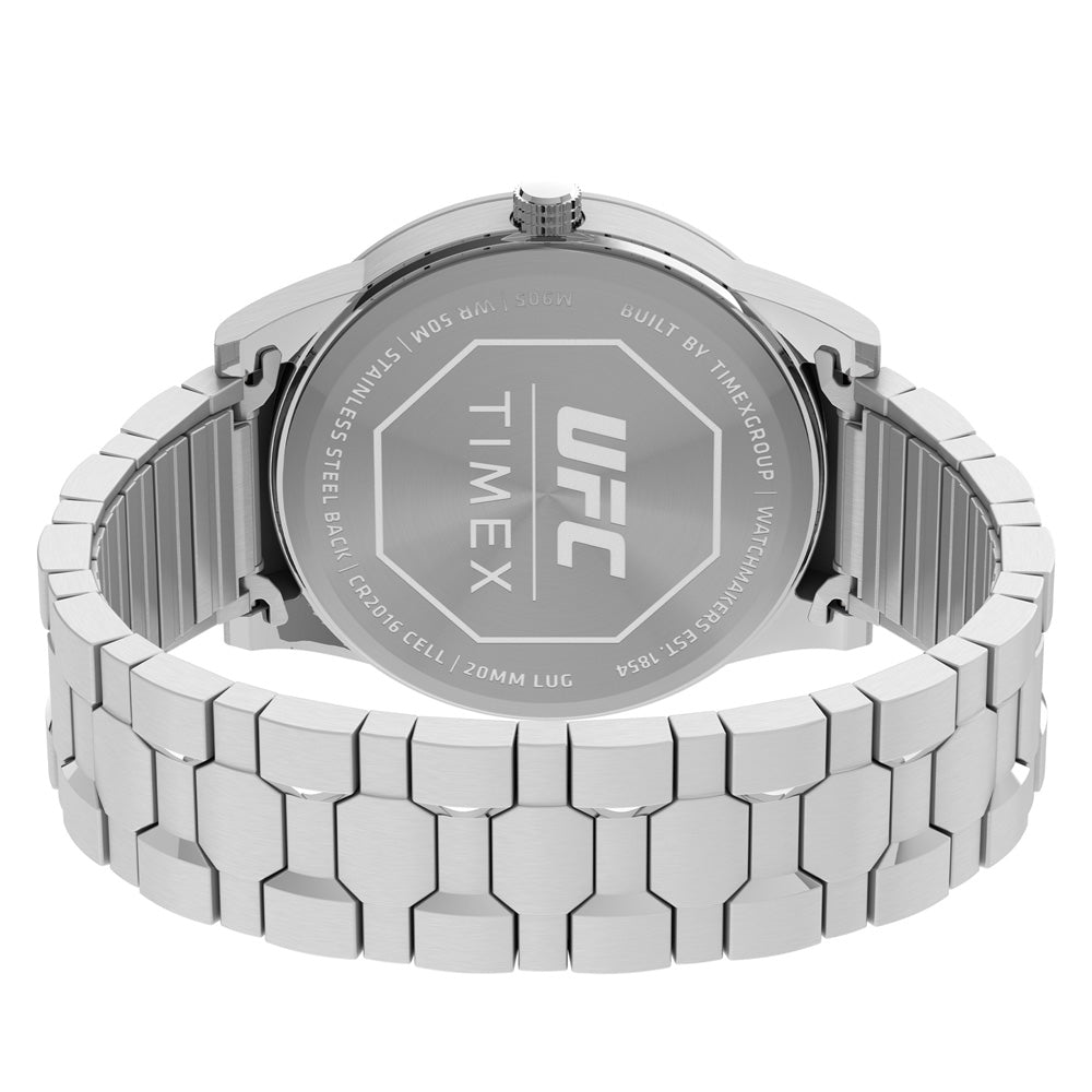 Timex x UFC Legend Date 42mm Stainless Steel Band