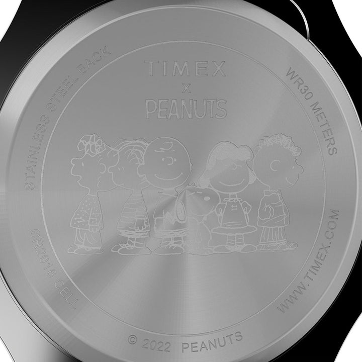 Timex T80 x Peanuts Dream In Color Digital 34mm Stainless Steel Band