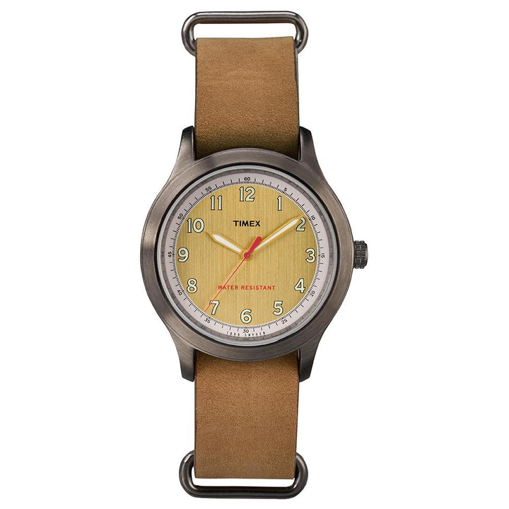 Todd Snyder 3-Hand 39mm Leather Band