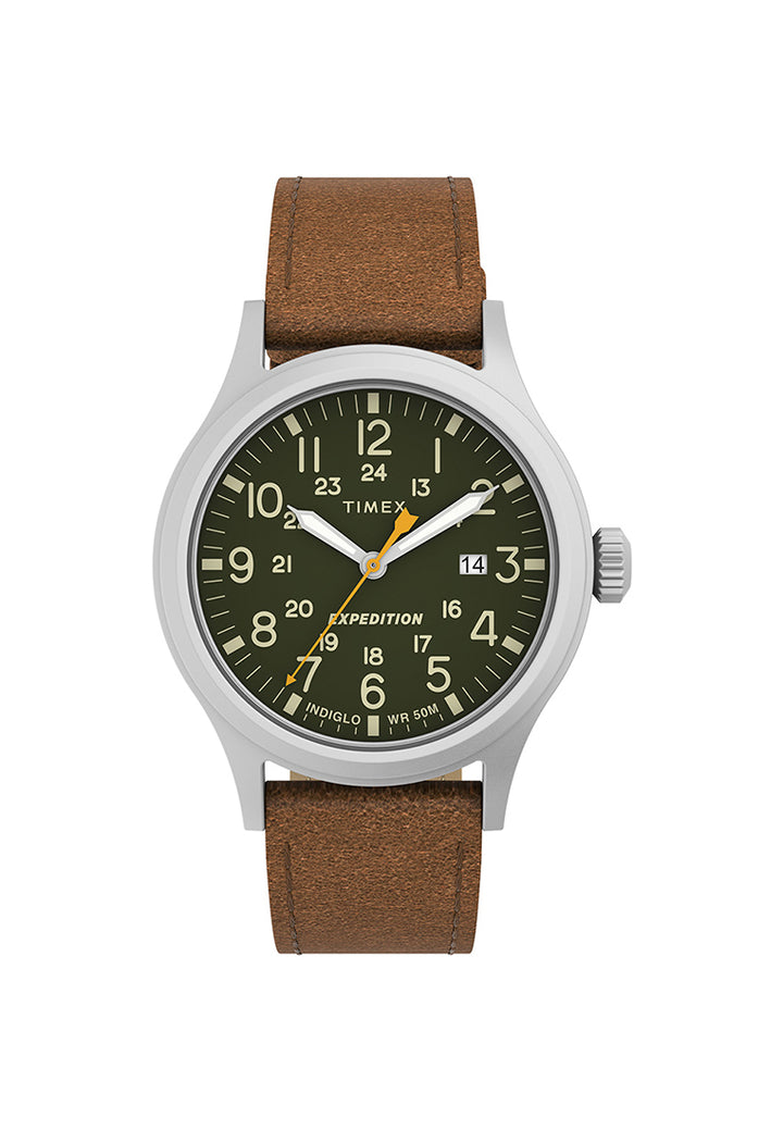 Expedition Scout Date 40mm Leather Band