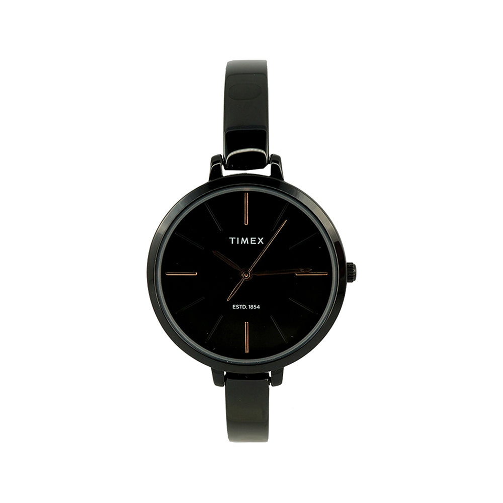 Timex black watch womens deals