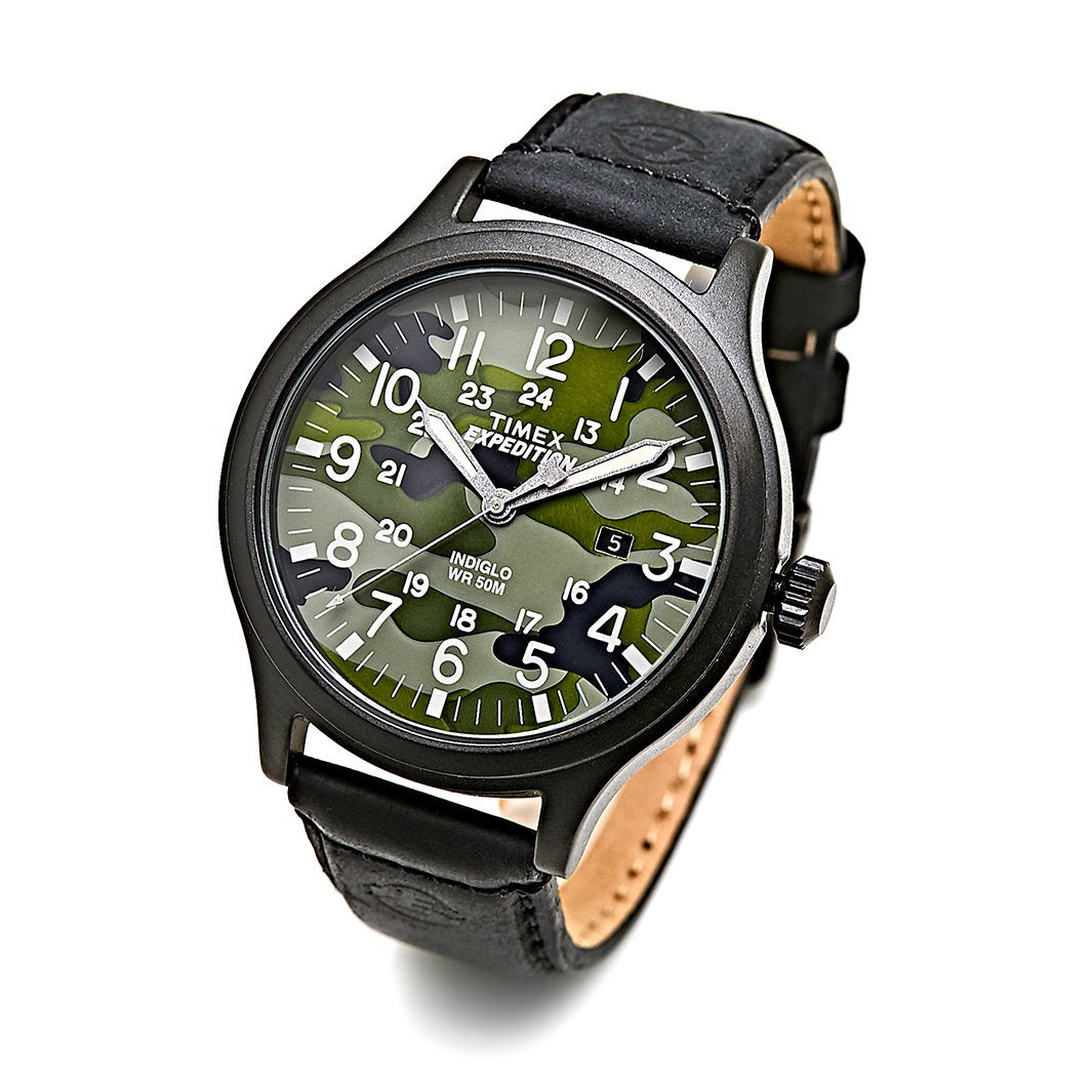 Expedition Scout 3-Hand 43mm Leather Band